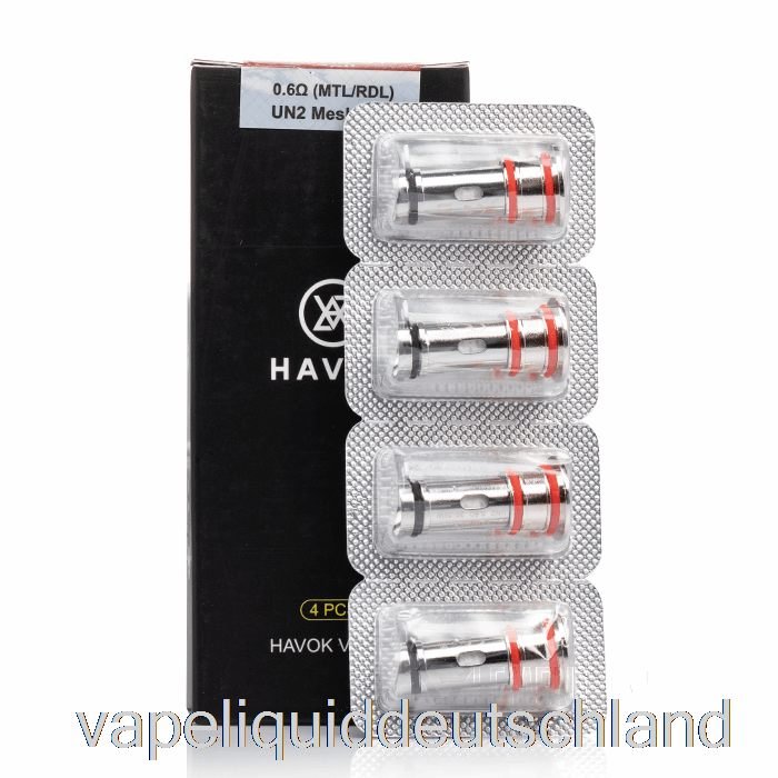 Uwell Havok Ersatzspulen 0,6 Ohm Un2 Meshed-H Spulen Vape Liquid